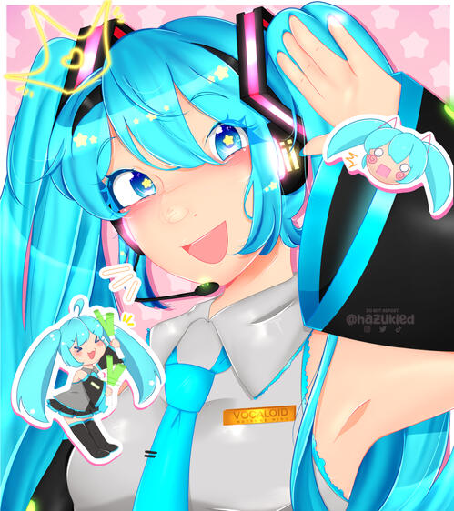 miku portrait miku portrait